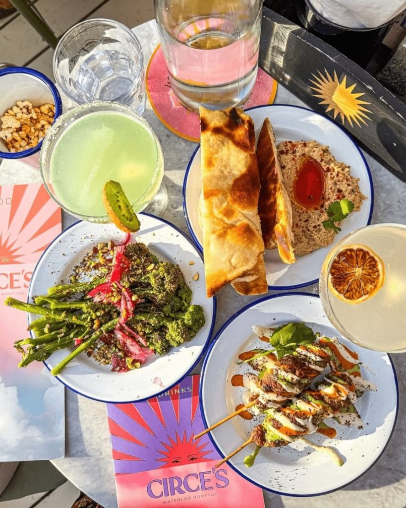 Circe's Rooftop Bar - May Bank Holiday Food