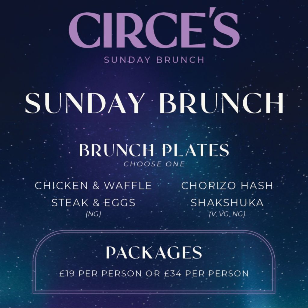 Sunday Brunch - Circe's Rooftop Bar Waterloo