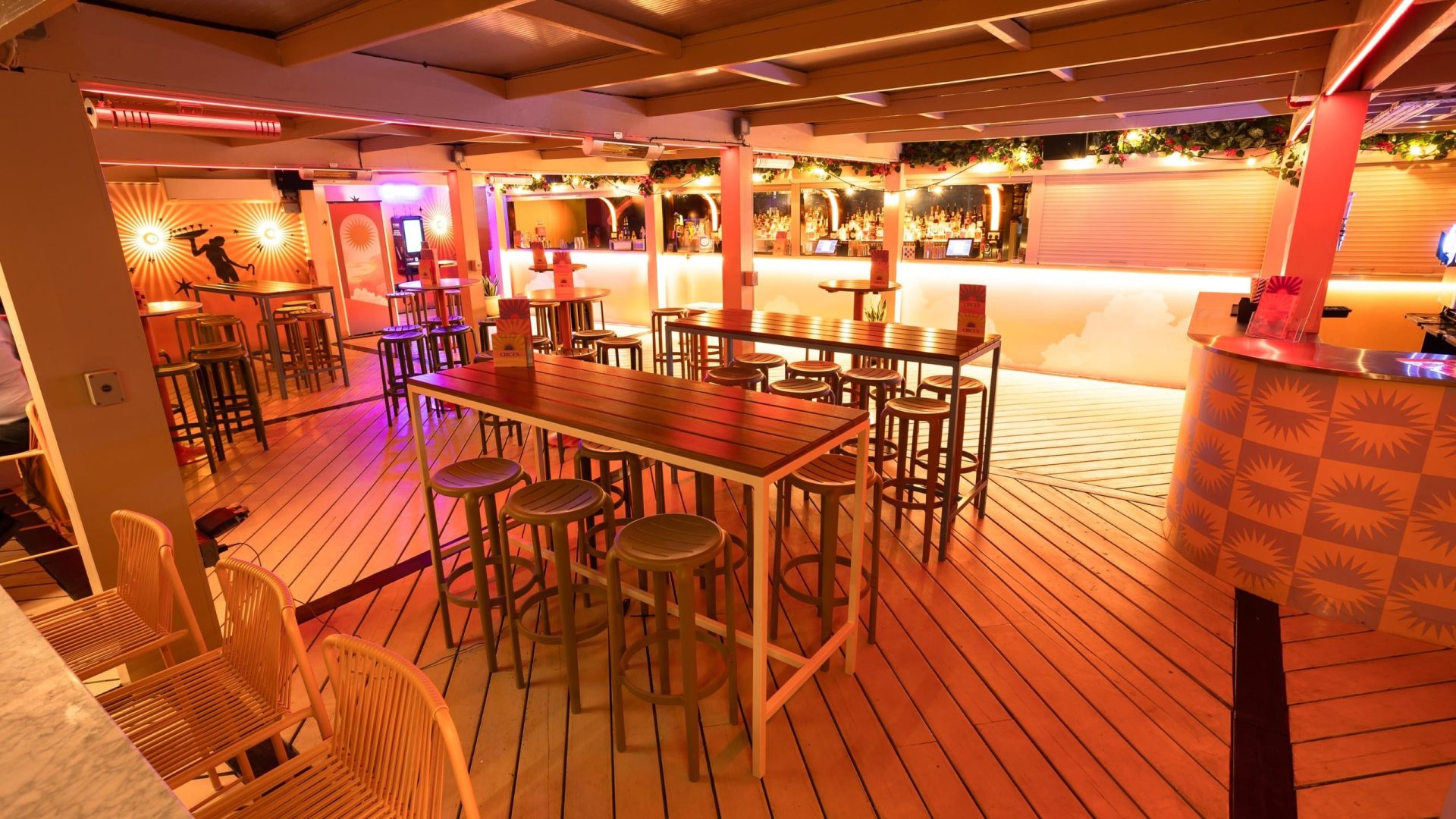 Private Hire Areas At Circe's Rooftop Bar Waterloo