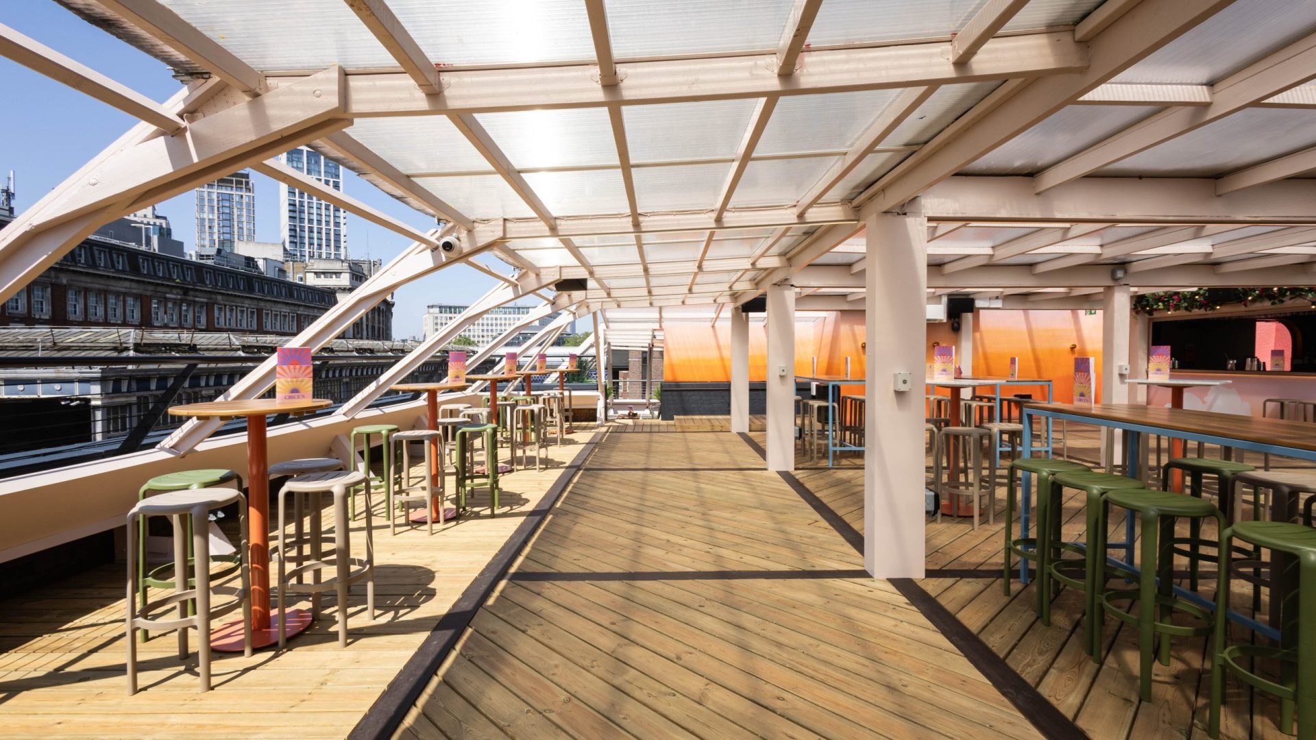 Private Hire Areas At Circe's Rooftop Bar Waterloo